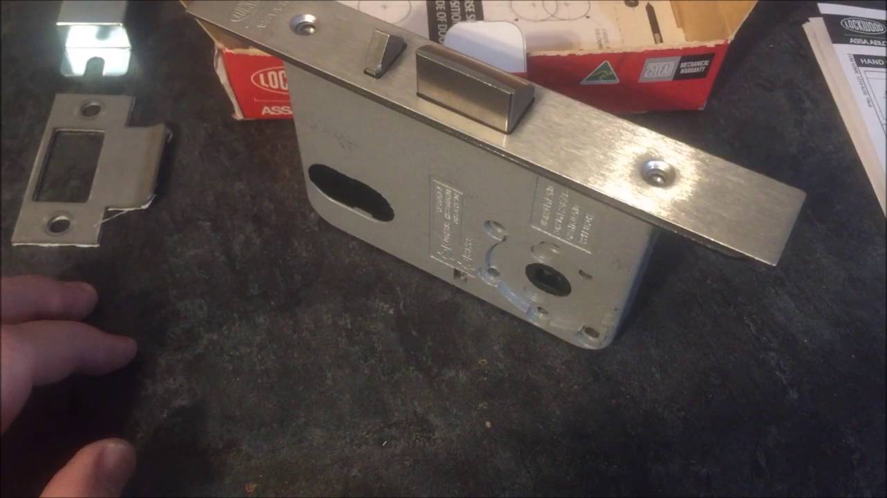 Lockwood 3572 mortise vestibule lock Review YouTube