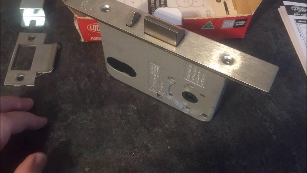 Lockwood 3572 mortise vestibule lock Review YouTube