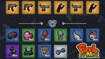 The Best Build? Minigun + Taser + SMG reach Endless Wave 40 - Pickle Pete: Survivor