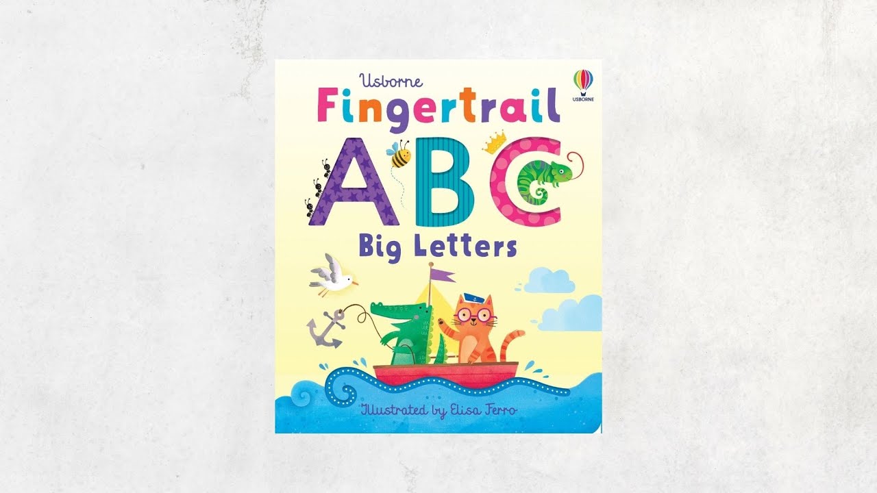 Usborne Books at Home - Fingertrail ABC Big Letters