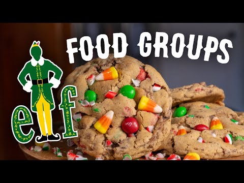 ELF Cookies with all 4 Elf Food Groups Candy Candy Canes Candy Corns Syrup