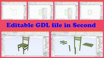 Archicad GDL Tutorial-useful tutorial to make editable GDL file in second