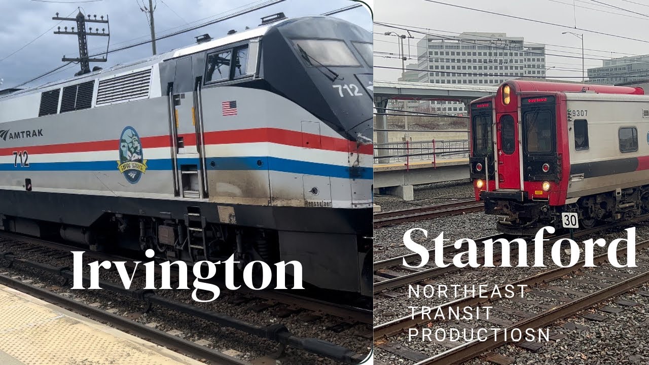 Cloud and rainy day w/ Amtrak and Metro-North (4/10/24) FT ...