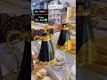 Luxury Arabic Coffee Pot Set ☕ | Elegant Black &amp; Gold Thermo Flask | طقم دلة فخم باللون الأسود والذ