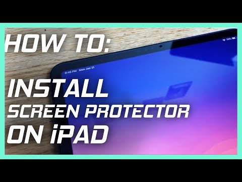 HOW TO: Install Glass Screen Protector (iPad Pro)