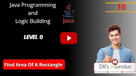Java program to calculate the area of a rectangle