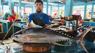 Yellowfin Tuna: Quick and Easy Cutting for Everyday Meals #fish #food #cuttingskills