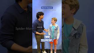 Twin Telepathy Challenge w/ Aryan Simhadri from Percy Jackson 🌊🔮 | Ballinger Family #percyjackson