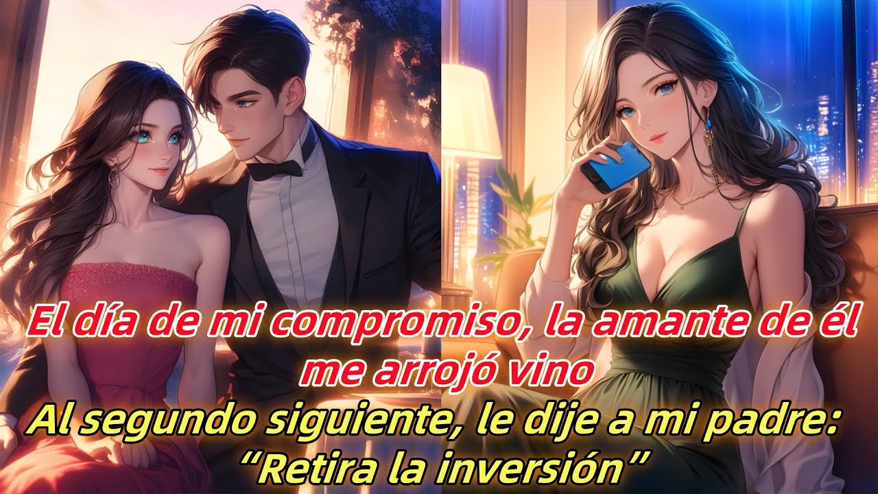 Durante nuestro compromiso,su amante me arrojó vino, y yo le dije a mi padre: “Retira la inversión”.