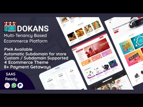 DOKANS Ecommerce Platform PHP Script || Make Shopify Clone Website || Shopify PHP Script Download