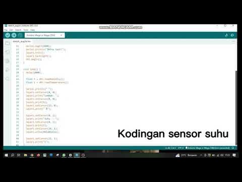 Modul 6 cara membuat sensor suhu ruangan menggunakan Arduino - YouTube