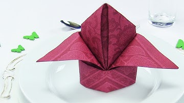 Napkin folding Bishop
