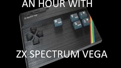 An Hour With The Sinclair ZX Spectrum VEGA (Look at 1000 Included Games)