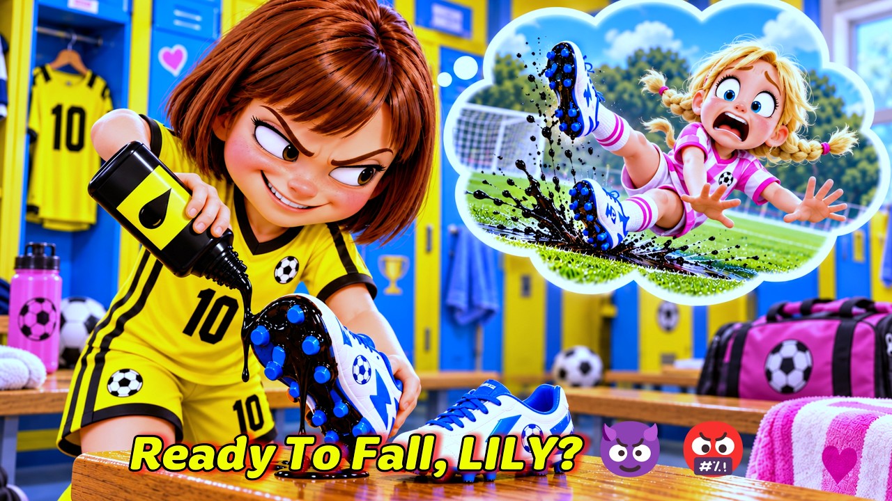 Pip Put OIL on Lily's Cleats… Just to GET ON THE FIELD