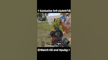Exclusive 1v4 clutch⚡️#pubg #1v4clutch
