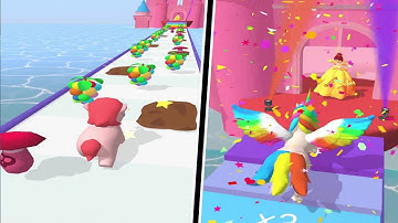 Unicorn Run 3D 🦄👸 All Levels Gameplay WalkThrough Trailer Android,ios New Game UR1GP1