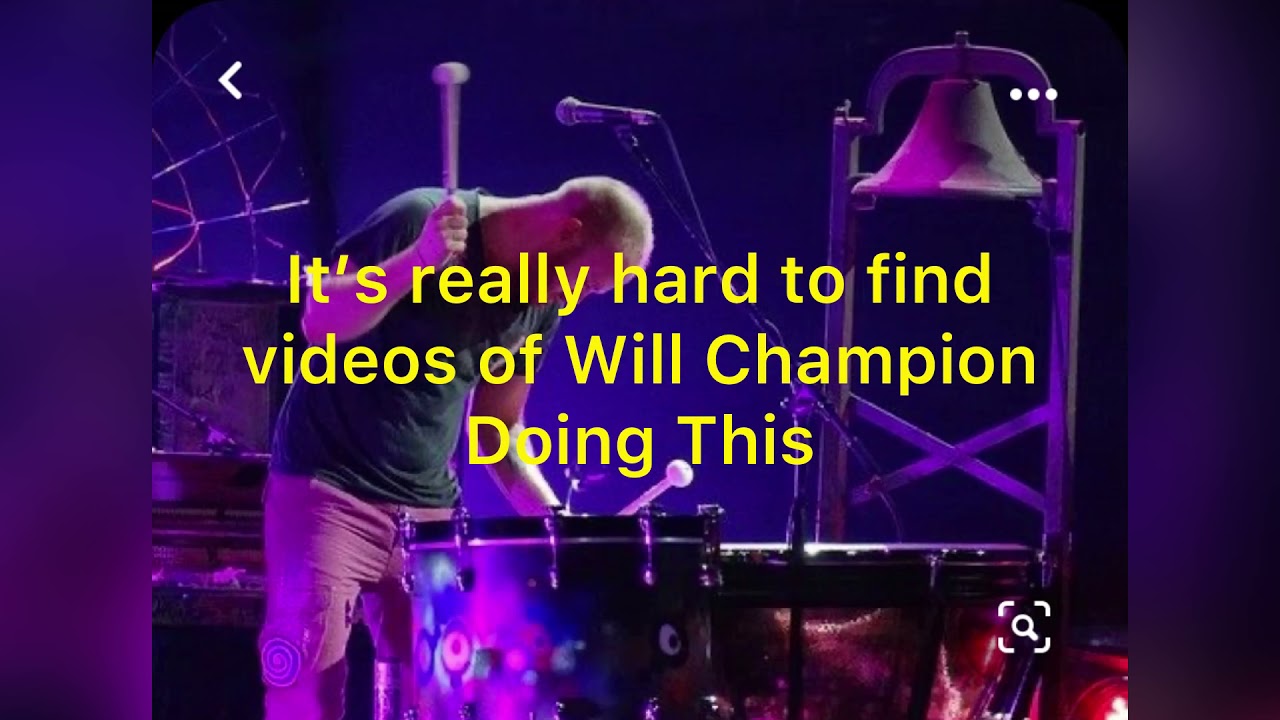 Will Champion: Just Right For Coldplay - DRUM! Magazine