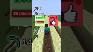 all pickaxes vs endstone durability run