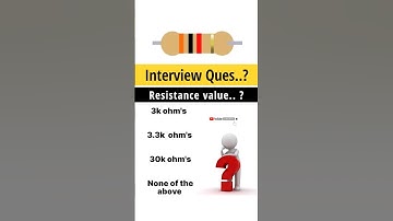 What is 🤔 Resistance Value by colour code || Answers..? ||#interview #shorts #youtubeshorts