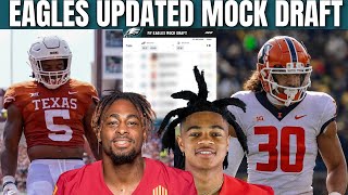 PHILADELPHIA EAGLES MOCK DRAFT SIMULATOR- BIJAN ROBINSON, TANK DELL, SYDNEY BROWN