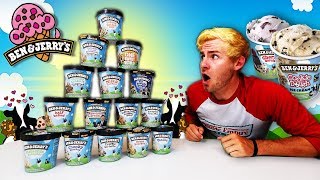 THE 15 PINT BEN & JERRY'S CHALLENGE! *WORLD RECORD ATTEMPT* (18,000  CALORIES)