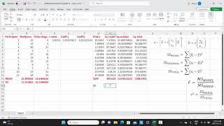 REGRESSION ANALYSIS MS Excel calculations   Part 3