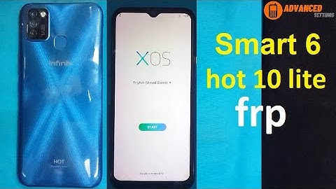 infinix Smart 6 (X657B) hot 10 lite | frp bypass without PC