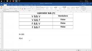 Tutorial 6 Operadores Lógicos