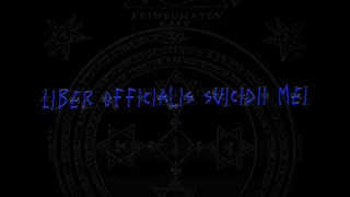 2Oodark - Liber Officialis Suicidii Mei Official Lyrics Visuals