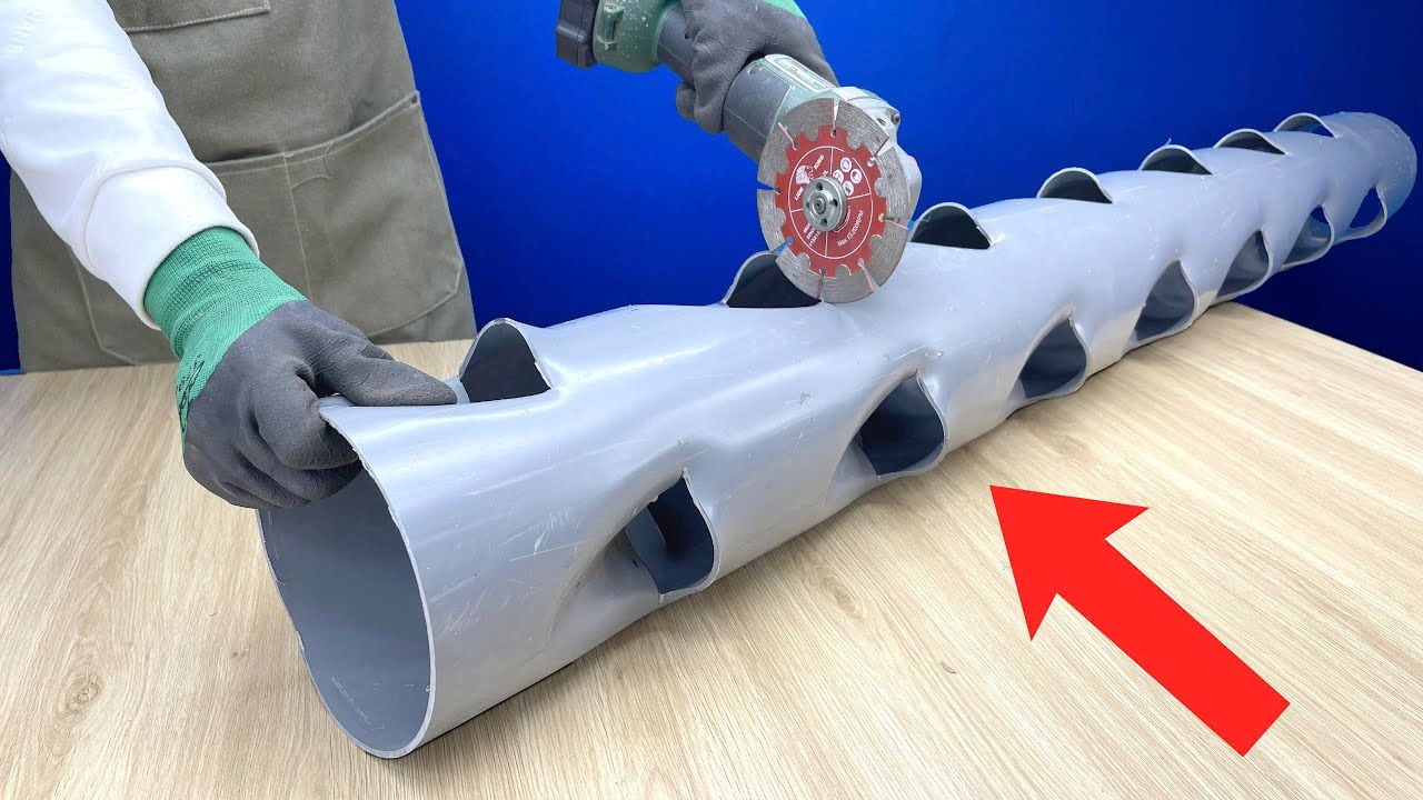 Почему я не знал этого раньше? Креативные дренажные трубы из ПВХ эффективны + полезны для вашей