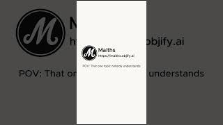 Maiths - POV - Math #edexcelmaths  #igcse