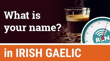 How to say "my name is..." and ask "what is your name?" in Irish - One Minute Irish Lesson 6
