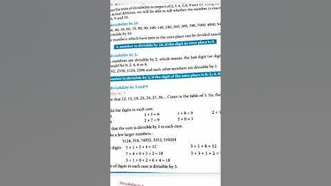 Class 4 : Maths Unit 6 Exercise 6.5 (Tests of Divisibility) Video 1