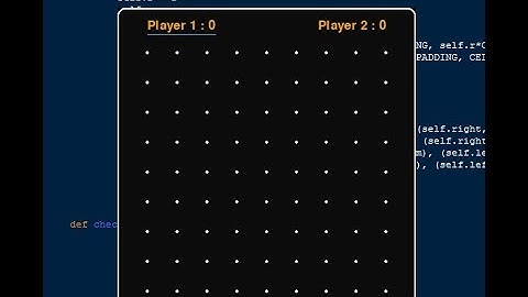 Dots and Boxes Game Using Pygame