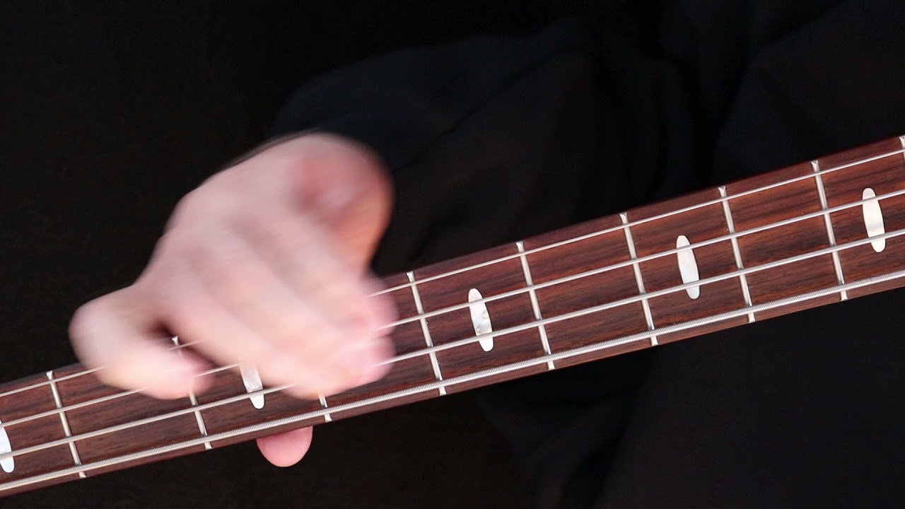 64002 4gm1 4em2 a pentatonic minor 3131 sweep pattern 4 string bass low e box shape