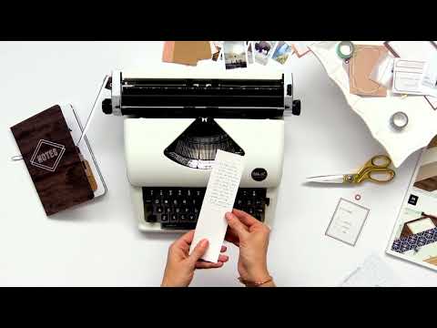 Comment utiliser le Typewriter Typecast | We R Memory Keepers