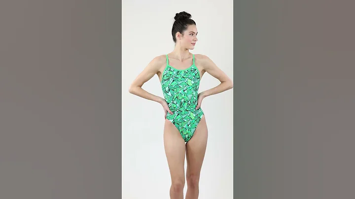 Sporti Tribal Graffiti Thin Strap One Piece Swimsuit (22-40) | SwimOutlet.com