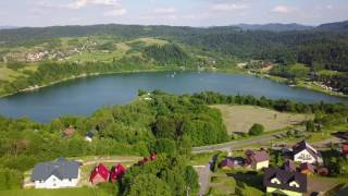 DOMKI NAD JEZIOREM SOLIŃSKIM DJI MAVIC PRO BIESZCZADY