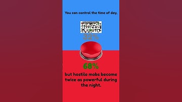 Would you press the button? (Minecraft Edition) Part 3 #Shorts #WouldYouRather #Gaming