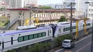 [FHD]9880レ　E353系(S101+S201)甲種輸送　@新川崎　2015/7/25