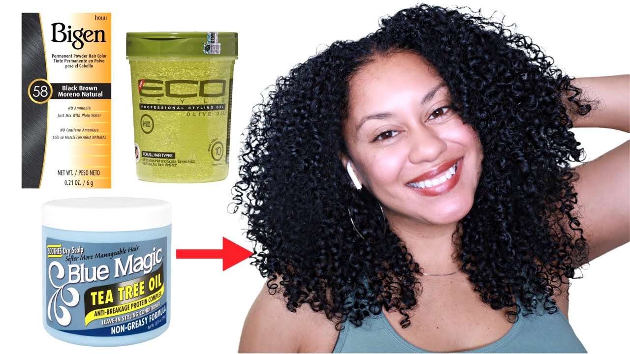 How I Cover My Gray Hair at Home + Amazing and Affordable Curly Hair