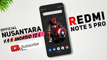 UPDATE !! Review  Nusantara Project 4.4 Official  Android 12L Redmi Note 5 Whyred  (SELAT MURIA)