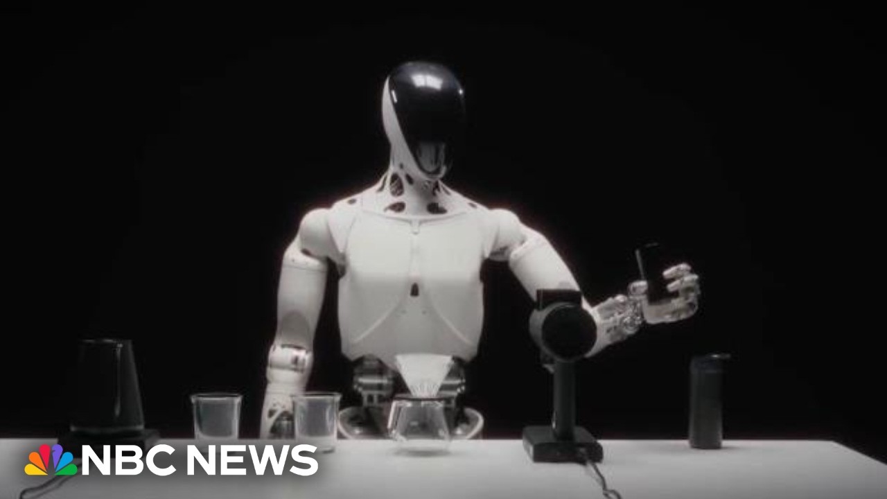 Chinese company releases video of humanoid robot walking off assembly line