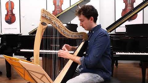 Dusty Strings Ravenna 34 Lever Harp Demo | WA Music Co, Perth