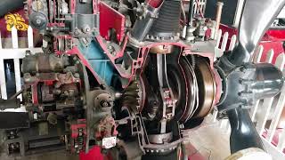 Radial Aircraft Engine Cut Away Display, Pioneer Village, Minden NE