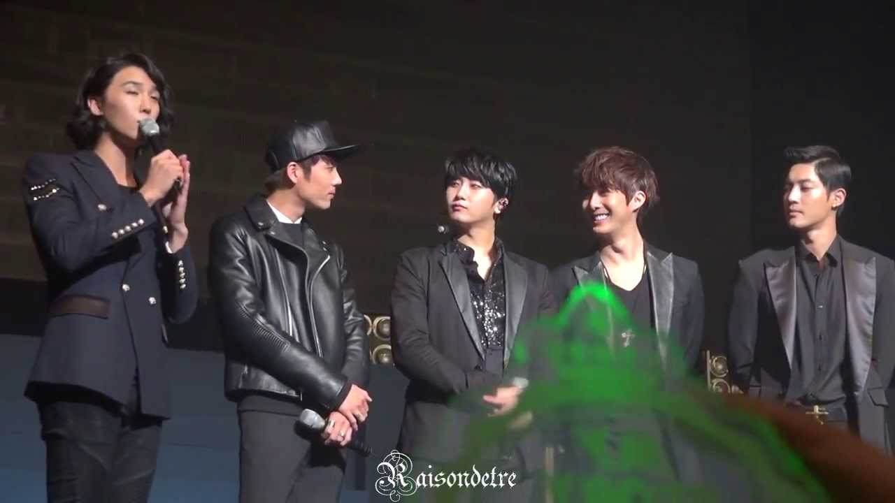 20131026 허영생 콘서트 SS501 멘트