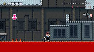 マグマにすむ怪物 [The Monster That Lives in Magma] by hato?&amp; はと? 🍄Super Mario Maker 2 | No Commentary #dxk