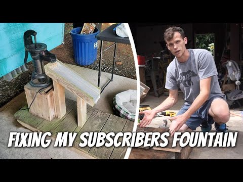 Hand Pump Water Fountain DIY - Pondless Water Feature Build