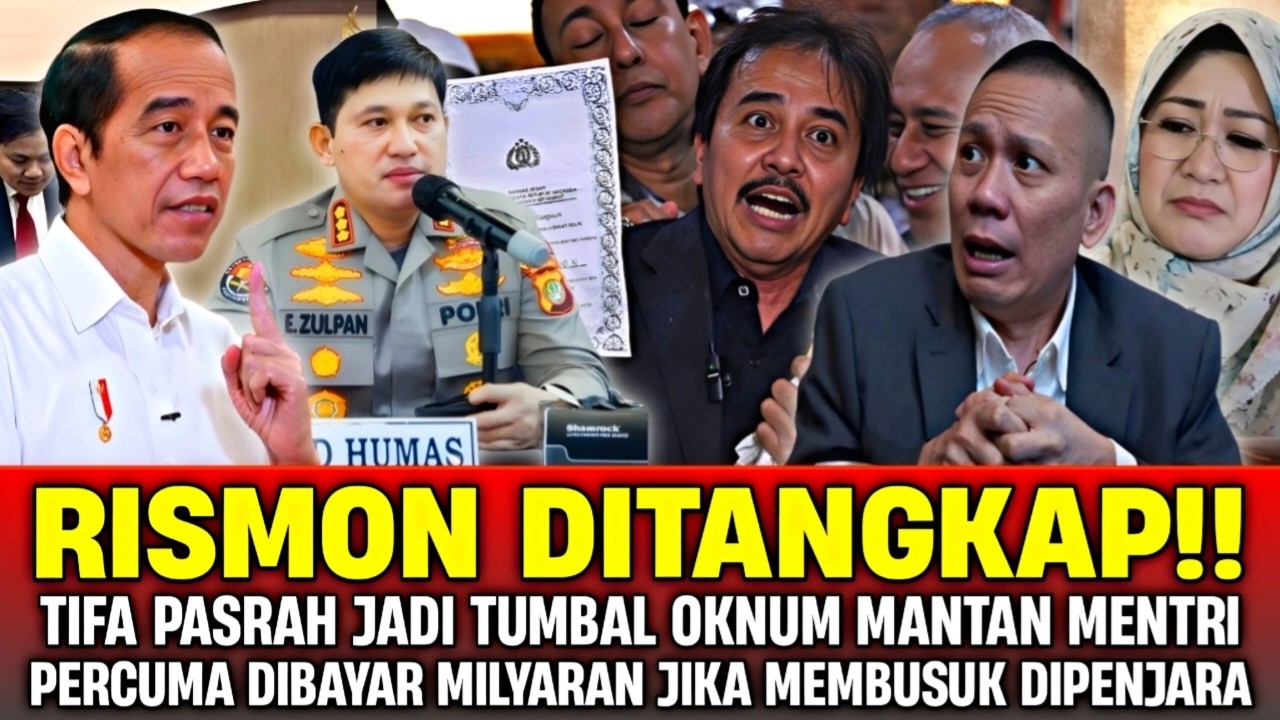 RISMON & ROY SURYO KETAKUTAN DIBUANG PARA DONATURNYA KARENA GAGAL MENYINGKIRKAN JOKOWI?? TIFA TAMAT
