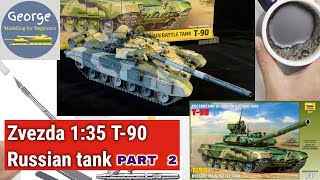 Zvezda T-90 1:35 part 2